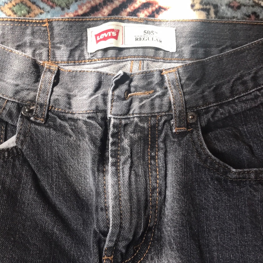 Levi’s 505 Boys New Black Jeans 12 Regular